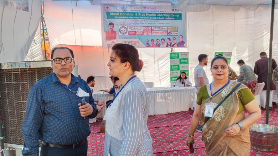 Health and Blood Donation Camp